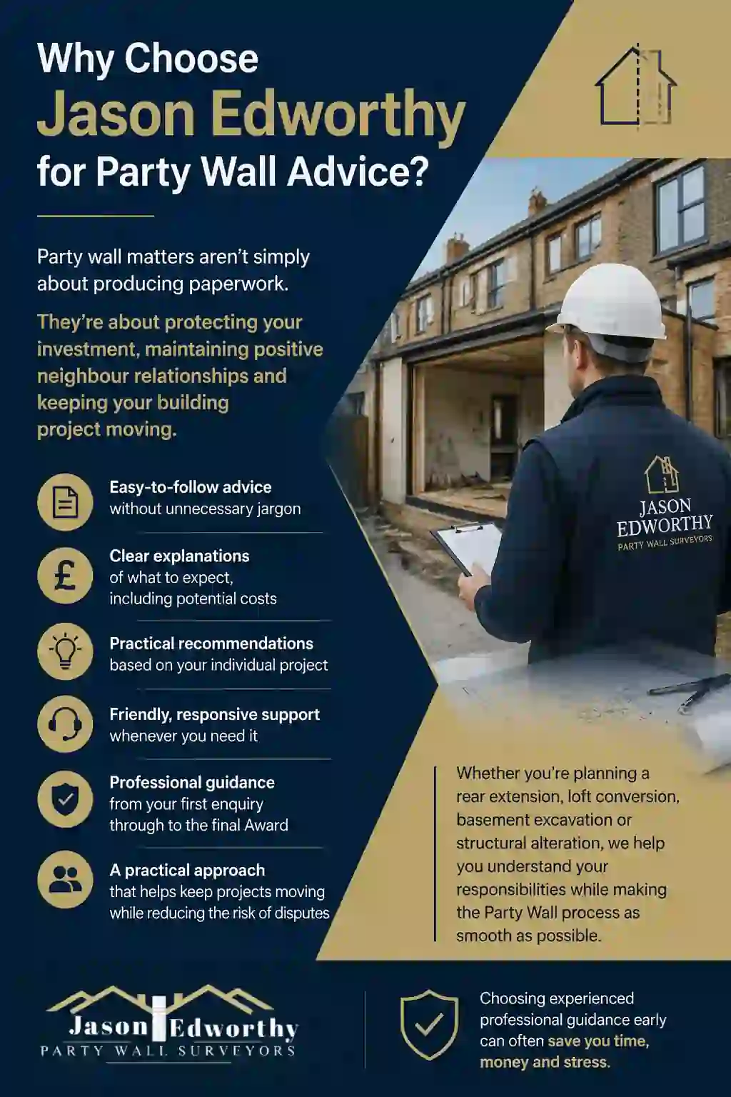 Why Choose Jason Edworthy for Party Wall Advice Aylesbury?